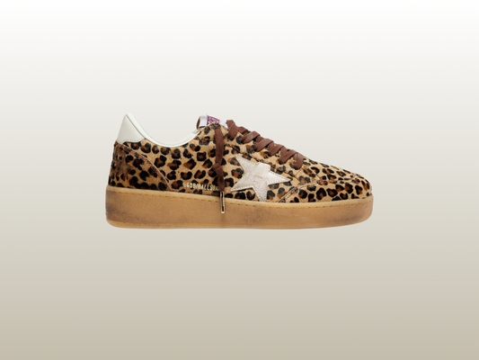 GOLDEN GOOSE - BALL-STAR CALF HAIR SNEAKERS