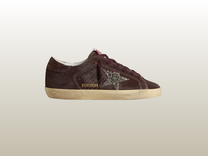 GOLDEN GOOSE - SUPER-STAR BROWN SUEDE
