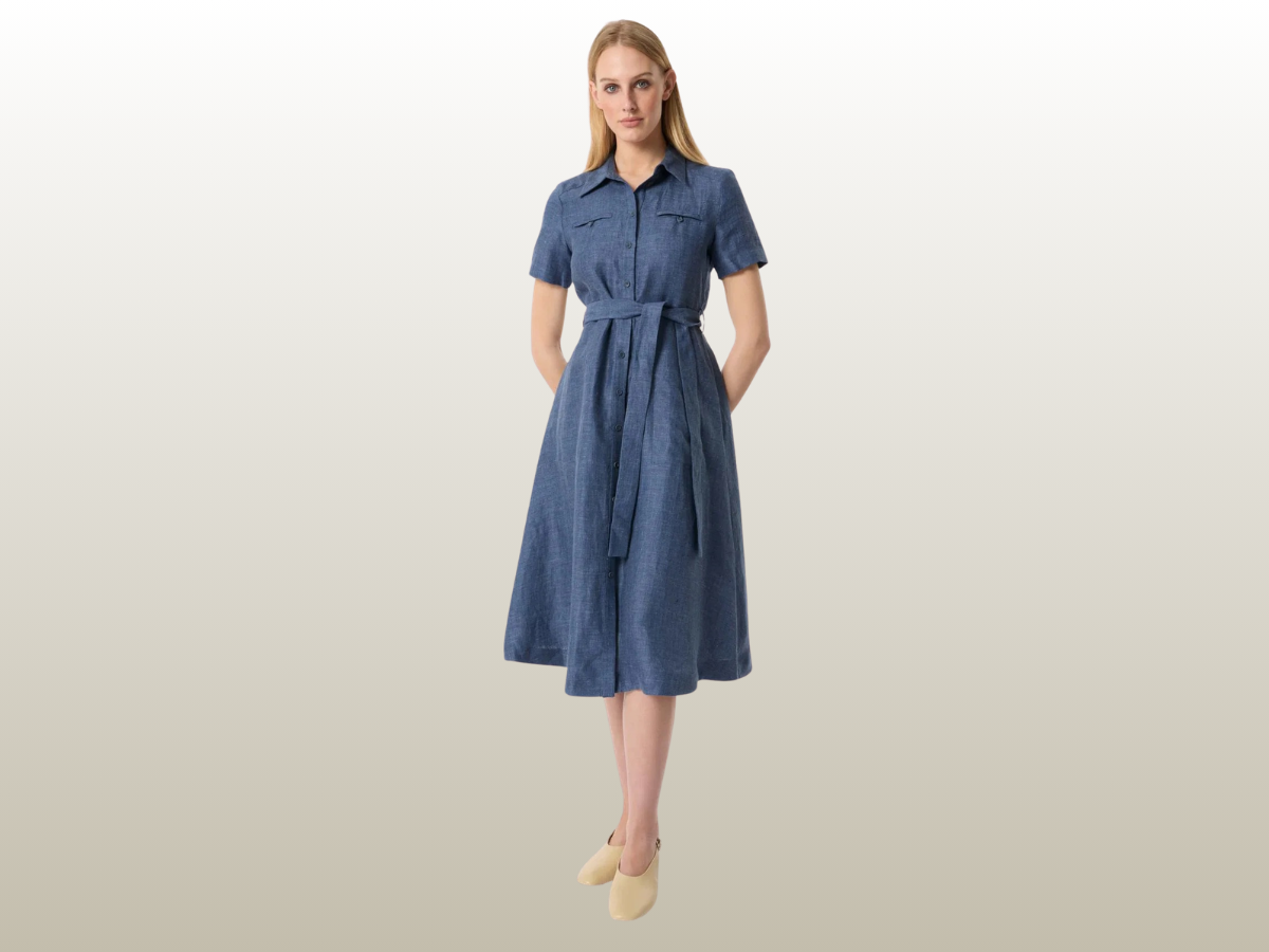 MALEJ - ACTIUM LINEN DRESS