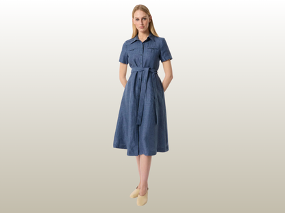 MALEJ - ACTIUM LINEN DRESS