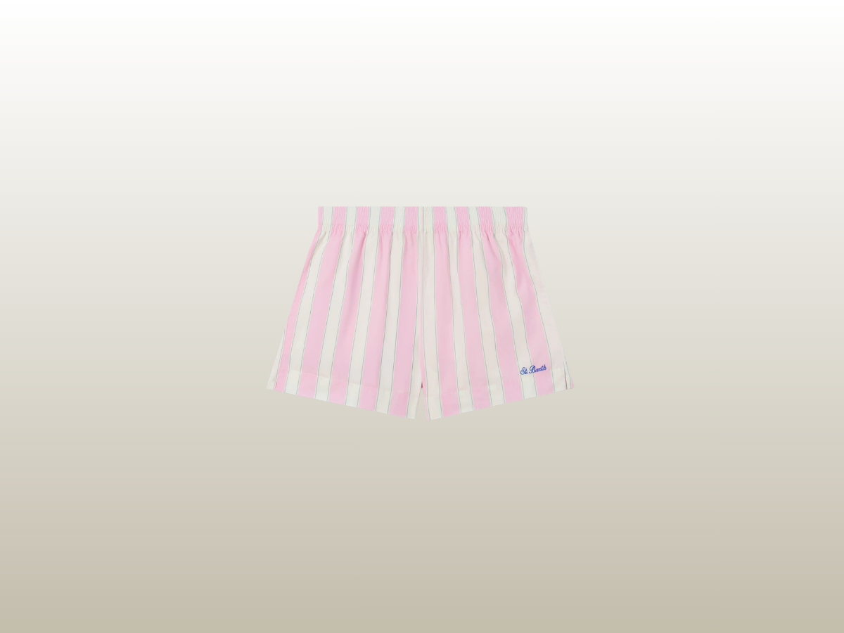 MC2 SAINT BARTHS - MEAVE COTTON SHORTS PINK