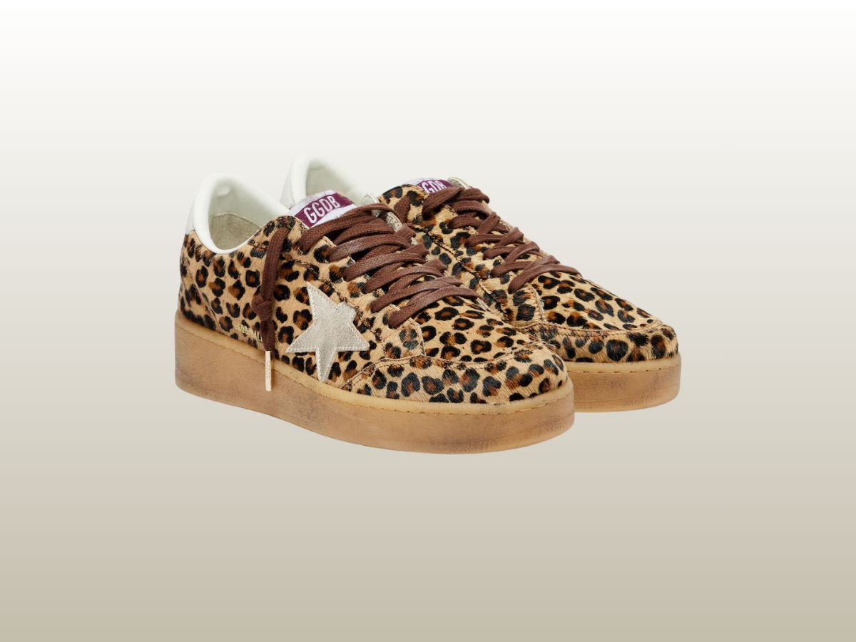 GOLDEN GOOSE - BALL-STAR CALF HAIR SNEAKERS