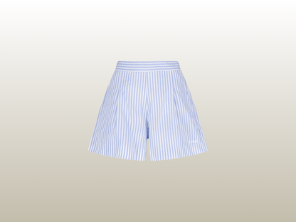MC2 SAINT BARTHS - AMANI STRIPED SHORTS BLUE
