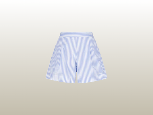 MC2 SAINT BARTHS - AMANI STRIPED SHORTS BLUE
