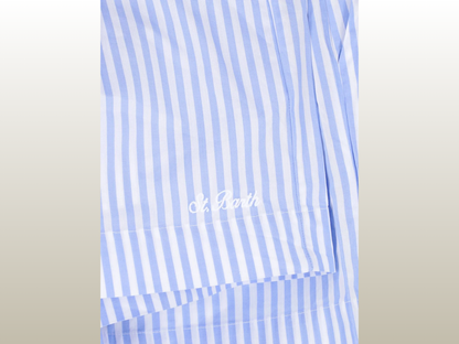 MC2 SAINT BARTHS - AMANI STRIPED SHORTS BLUE