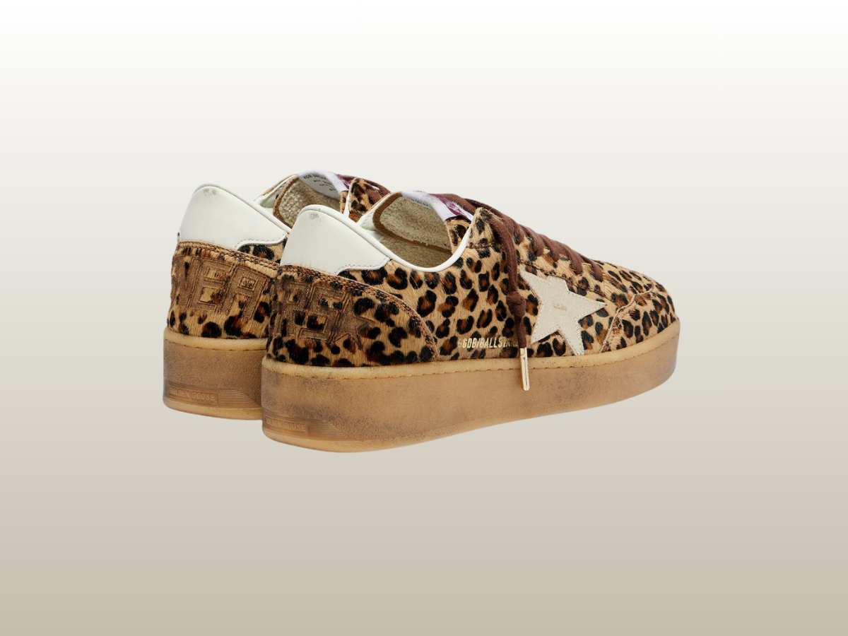 GOLDEN GOOSE - BALL-STAR CALF HAIR SNEAKERS