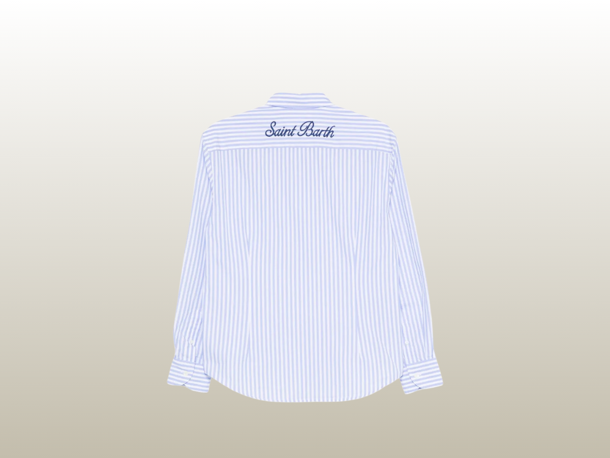 MC2 SAINT BARTHS - MEREDITH COTTON SHIRT BLUE