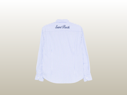 MC2 SAINT BARTHS - MEREDITH COTTON SHIRT BLUE