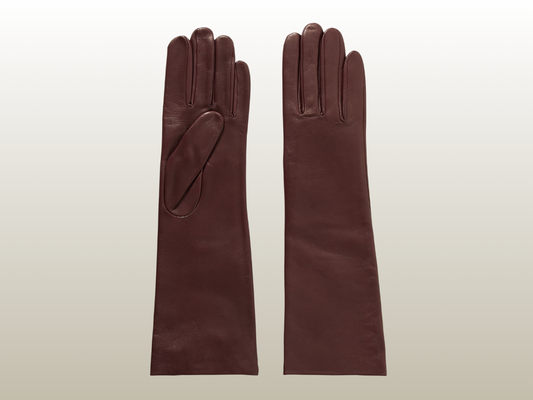 CELIA GLOVES - BURGUNDY