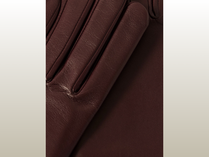 CELIA GLOVES - BURGUNDY