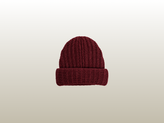 BEATRIS BEANIE - DEEP PLUM