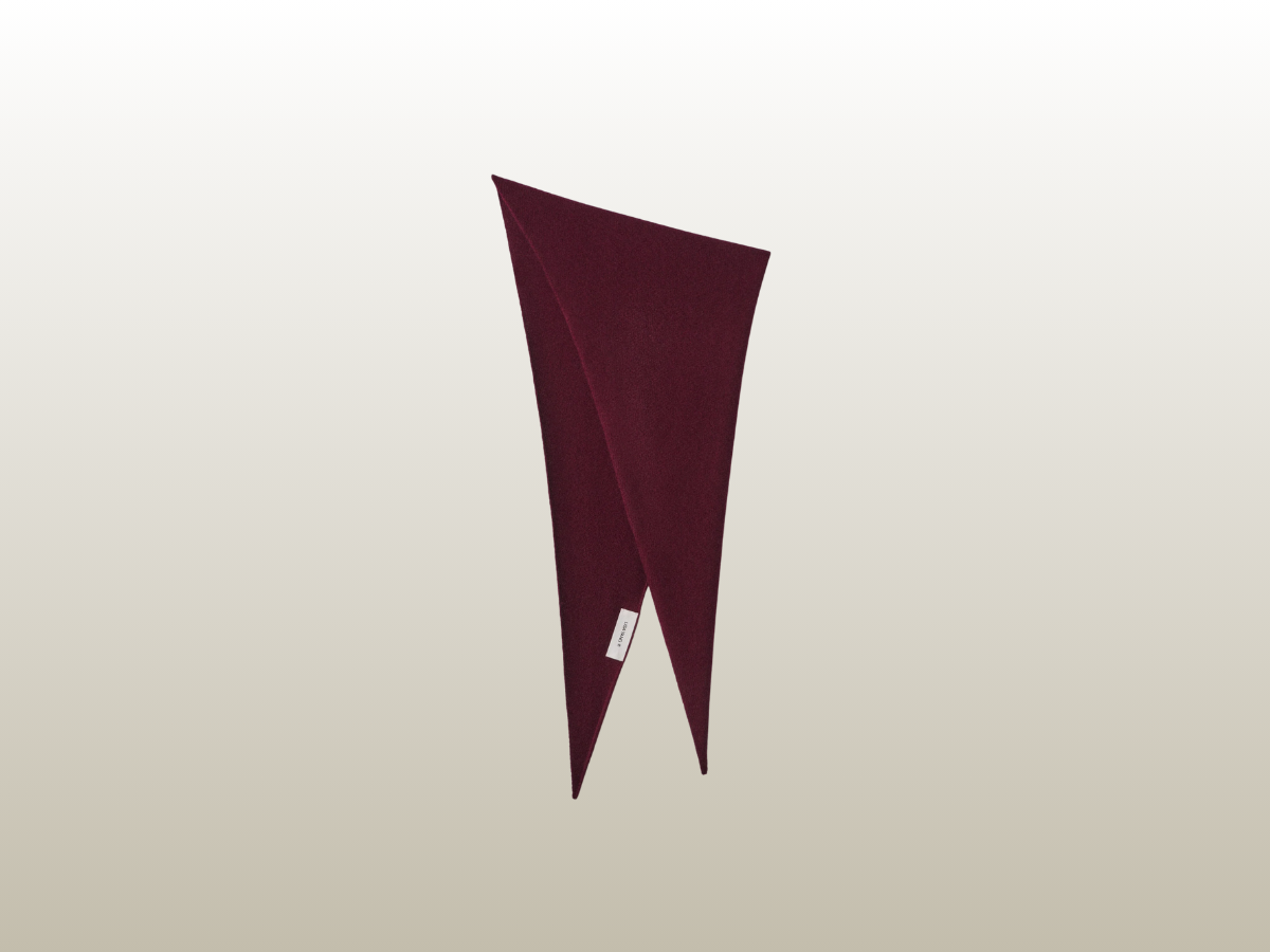 FLORIANNE SCARF - DEEP PLUM