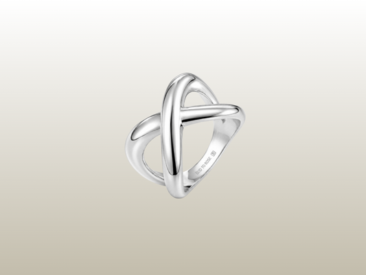 BUD TO ROSE - CROSS RING SILVER