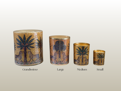 ORTIGIA - ZAGARA DECORTATED CANDLE LARGE