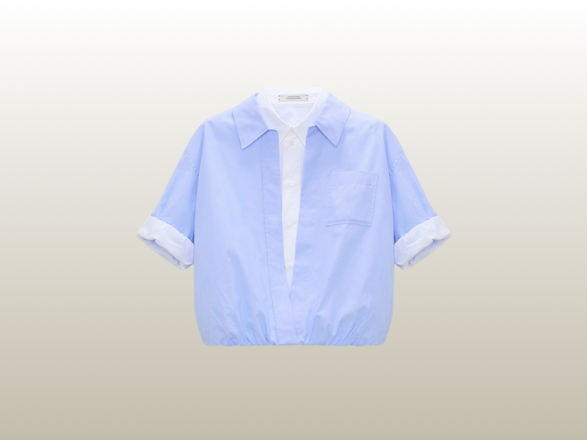 DOROTHEE SCHUMACHER - DOUBLE CROPPED BLOUSE