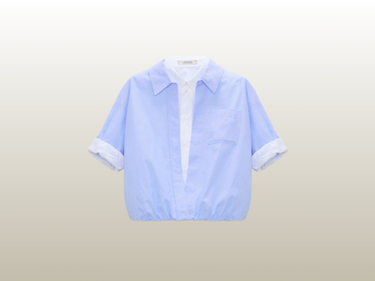 DOROTHEE SCHUMACHER - DOUBLE CROPPED BLOUSE