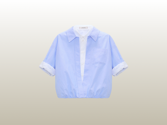 DOROTHEE SCHUMACHER - DOUBLE CROPPED BLOUSE