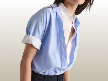 DOROTHEE SCHUMACHER - DOUBLE CROPPED BLOUSE