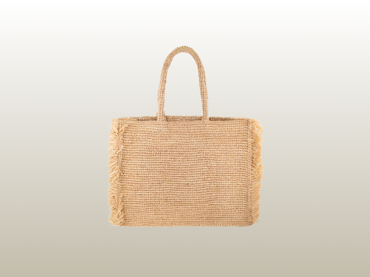 MC2 - RAFFIA FRINGE TOTE