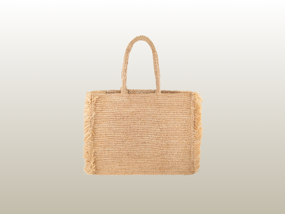 MC2 - RAFFIA FRINGE TOTE