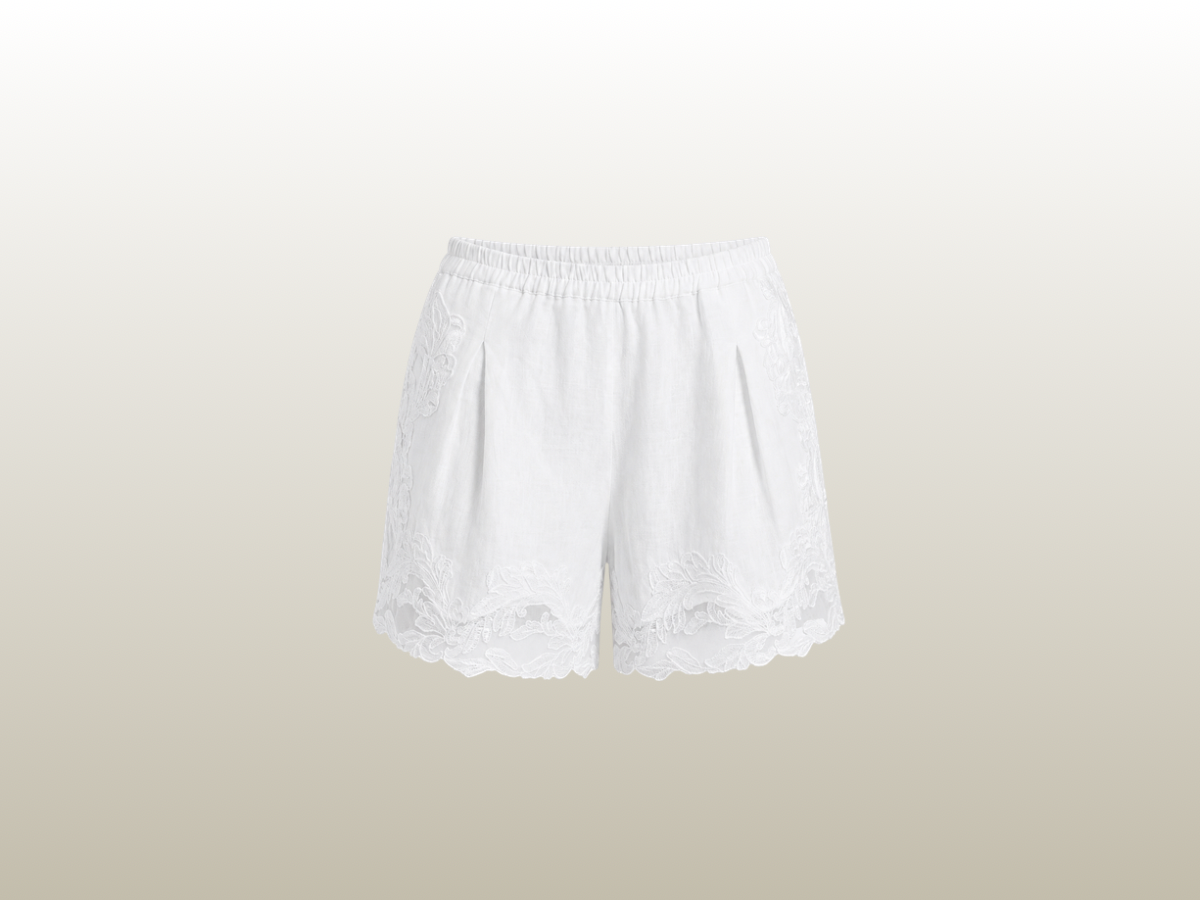 MAURIZIO - SHORTS I LINNE MED SPETS