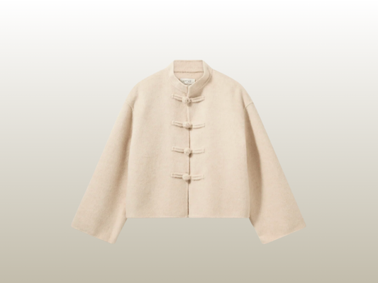 LILY COAT - PORCELAIN