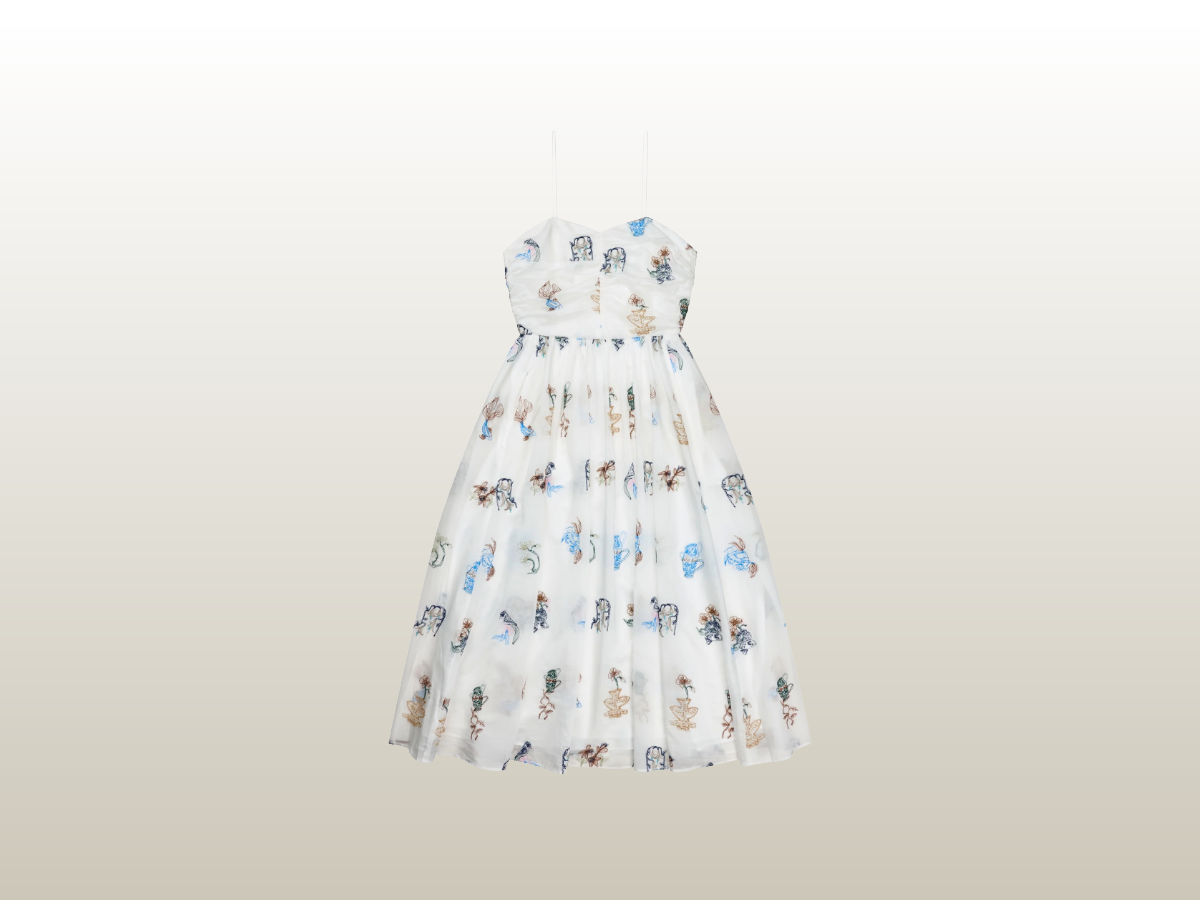 MUNTHE - NOVA DRESS, IVORY