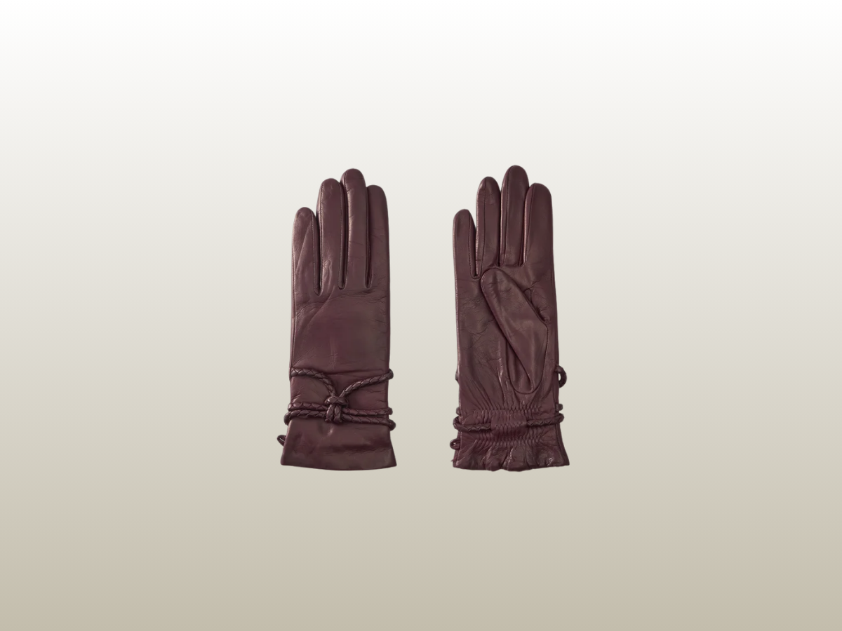 PRUNE GLOVES - BURGUNDY