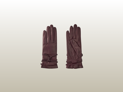 PRUNE GLOVES - BURGUNDY