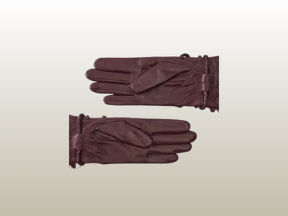 PRUNE GLOVES - BURGUNDY