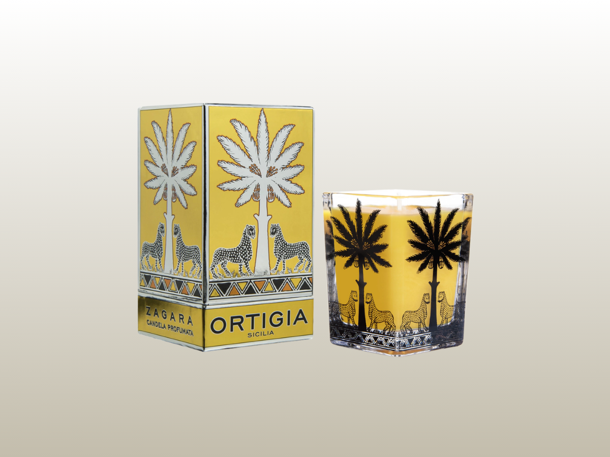 ORTIGIA - ZAGARA LARGE SQUARE CANDLE
