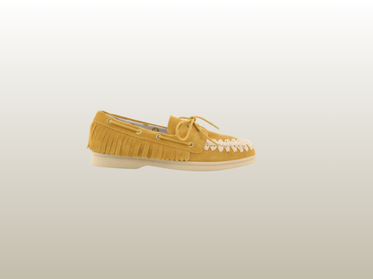 MOU - SUEDE MOCCASIN WITH FRINGES