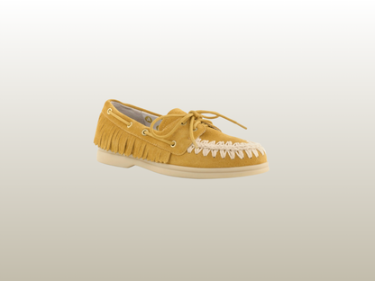 MOU - SUEDE MOCCASIN WITH FRINGES