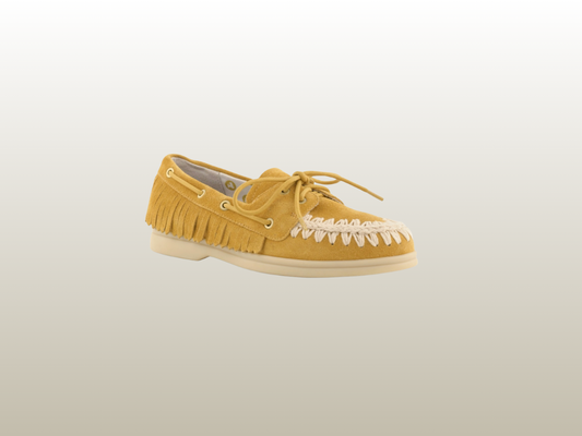 MOU - SUEDE MOCCASIN WITH FRINGES