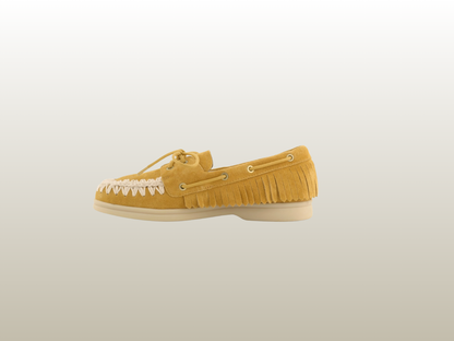MOU - SUEDE MOCCASIN WITH FRINGES
