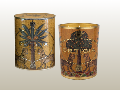 ORTIGIA - ZAGARA DECORTATED CANDLE LARGE