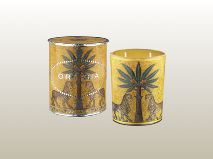 ORTIGIA - ZAGARA DECORATED CANDLE MEDIUM
